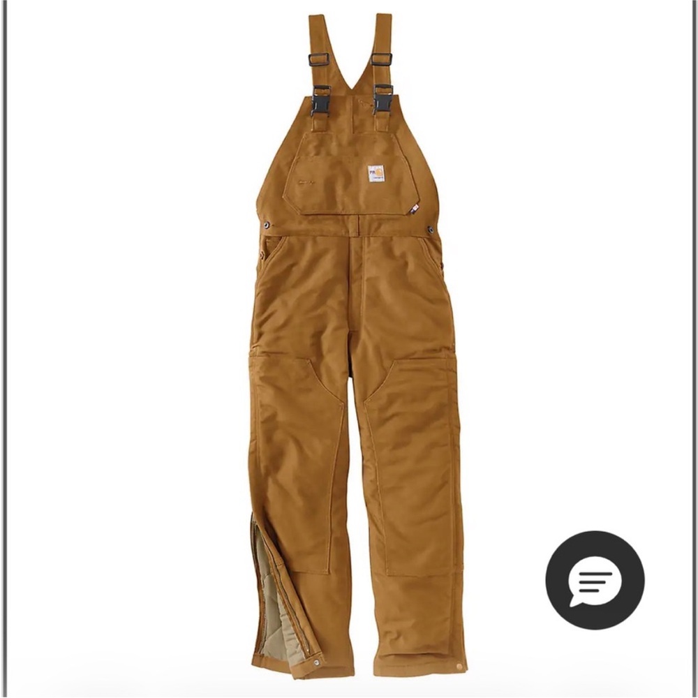 Carhartt Brown Fire Resistant Overalls